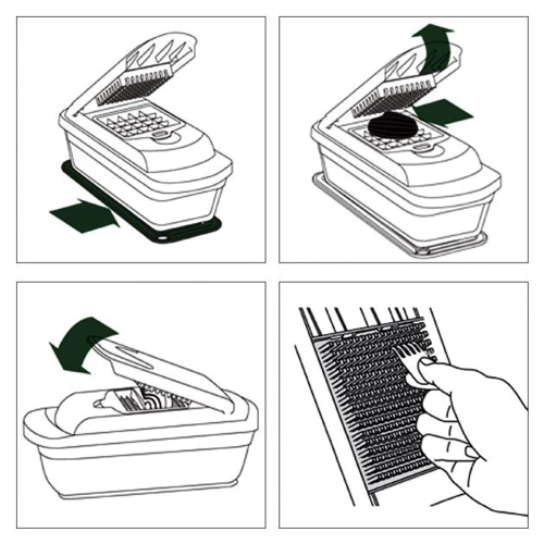 Многофункциональная овощерезка-шинковка Tavialo 16 в 1 (193100008)