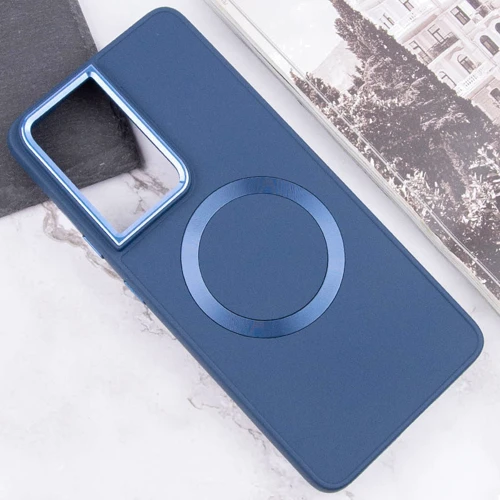 Чехол для телефонов TPU Case Bonbon Metal Style with MagSafe Cosmos Blue for Samsung S928 Galaxy S24 Ultra: Тип накладка на заднюю часть