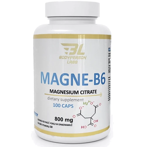 Bodyperson Labs Magne B6 800 mg 100 caps / 50 servings