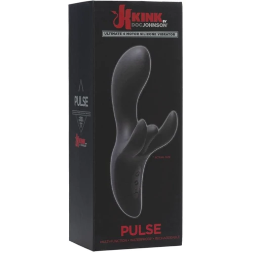 Вибратор-кролик Doc Johnson Kink - Pulse - Ultimate 4 Motor Silicone Vibrator