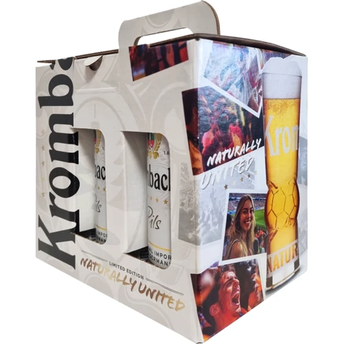 Подарунковий набір пива Футбол Krombacher Pils 4.8% 5х0.5 л + келих 0.2 л (4008287958201): Країна виробник Германия