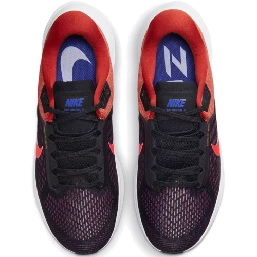 Кроссовки для бега Nike Running Air Zoom Structure 24 (DA8535-006) 44.5 (11.5) черные текстиль всесезон: Материал верха Текстиль