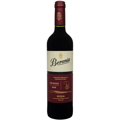 Вино Beronia Rioja Crianza червоне сухе 0.75 л (FSH_8410023000420)