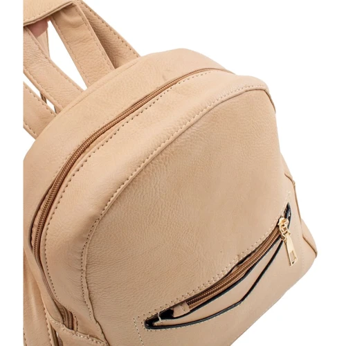 Жіночий рюкзак Valiria Fashion бежевий (3DETBI221812-3): Застібка Блискавка