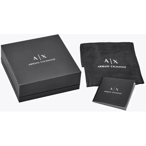 Чоловічий браслет Armani Exchange сріблястий (AXG0041040) фото 1