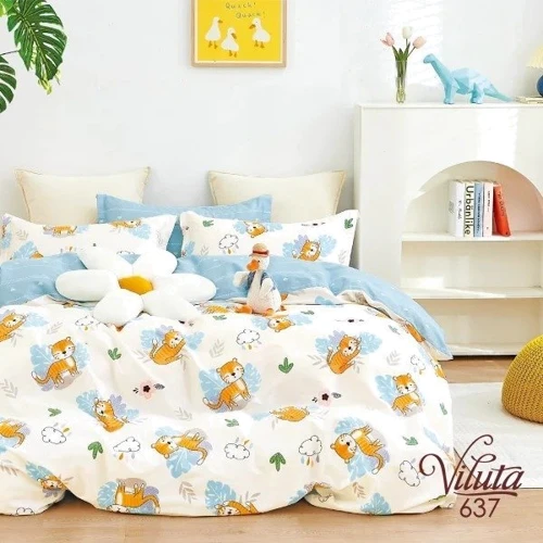 Комплект постельного белья Viluta Сатин Twill 637 детский (637_Baby): Размер для кроваток 120x60см