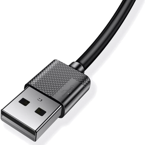 Кабель T-PHOX USB Cable to Lightning Nets 30cm Black (T-L801 Black) фото 3