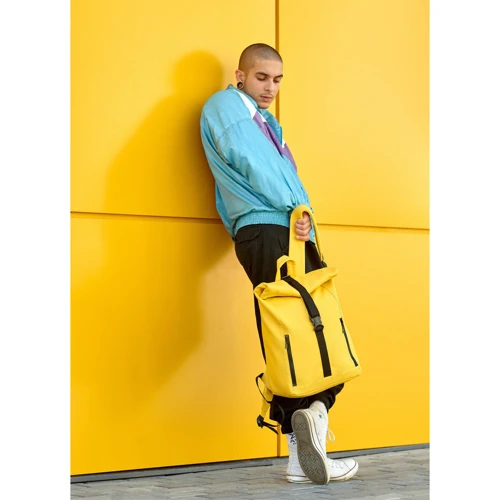 Мужской рюкзак Sambag RollTop One желтый (24208028m): Тип ручки Плечевой ремень, Короткая ручка
