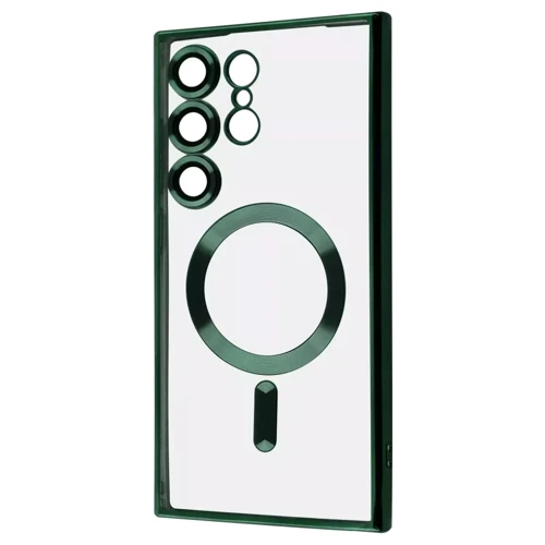 Аксессуар для смартфона WAVE Metal Color Case with Magnetic Ring Dark Green for Samsung S918 Galaxy S23 Ultra