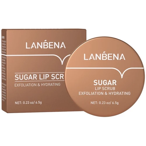 Скраб для губ з коричневим цукром Lanbena Sugar Lip Scrub Exfoliation & Hydrating