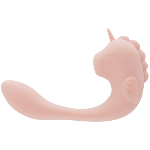 Вібратор-єдиноріжка Unihorn - C Horse - Coral Throb, вагінально-кліторальна стимуляція