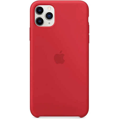 Чехол для iPhone TPU Silicone Case Red for iPhone 11 Pro Max: Цвет красный
