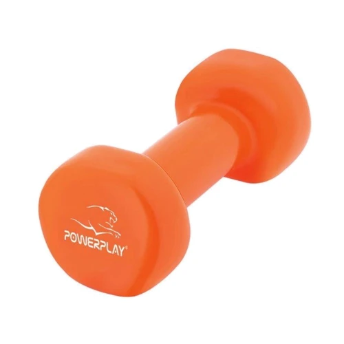 Гантель PowerPlay 4125 Achilles 1 кг Оранжевая (PP_4125_1kg): Количество гантелей, шт 1