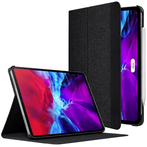 Аксессуар для iPad LAUT Inflight Folio Black (L_IPP20L_IN_BK) for iPad Pro 12.9" (2020/2018): Цвет черный