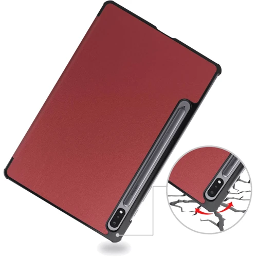 Аксессуар для планшетных ПК BeCover Smart Case Red Wine for Samsung X710 Galaxy Tab S9 / X510/X516B Galaxy Tab S9 FE (709893)