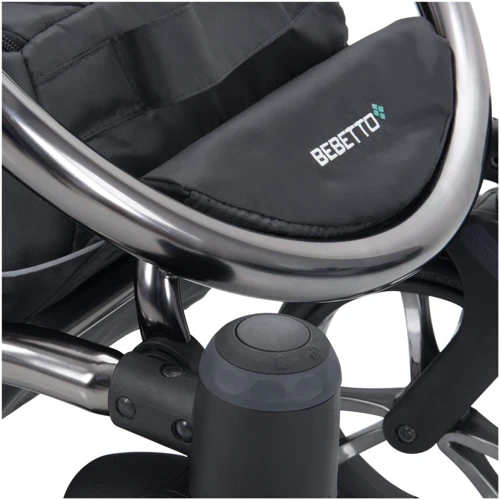 Детская коляска 2 в 1 Bebetto Tito Premium Dark 03 (503.31.20.D03): Ширина шасси 58