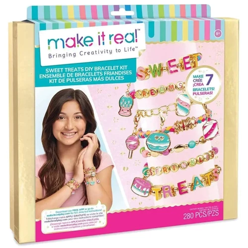 Набор для создания шарм-браслетов Make it Real - Сладкие вкусняшки (MR1728): Производитель Make it Real