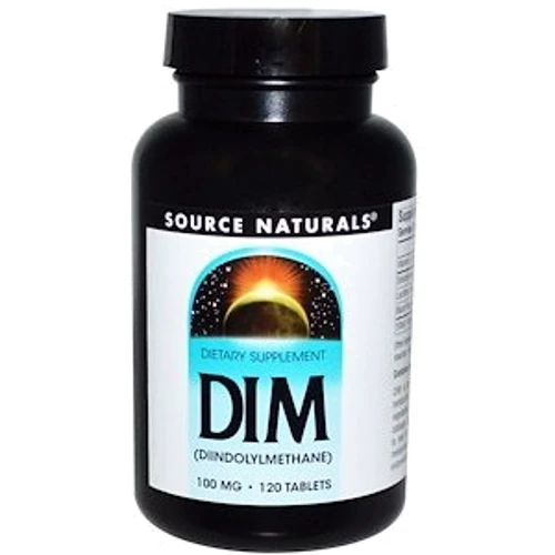 Source Naturals DIM (Diindolylmethane), 100 mg, 120 Tab