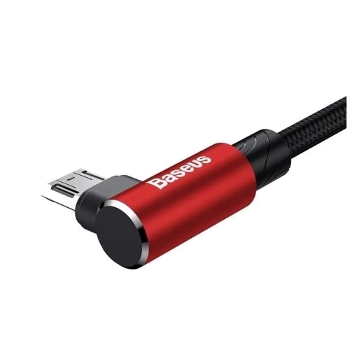 Кабель Baseus USB Cable to microUSB MVP Elbow 1.5A 2m Red (CAMMVP-B09) фото 4