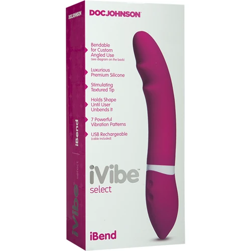 Вибратор iVibe Select iBend 15,2х3,8 см, розовый