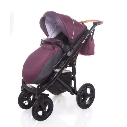 Универсальная коляска 2-в-1 Broco Capri textile burgundy: Пол ребенка девочка