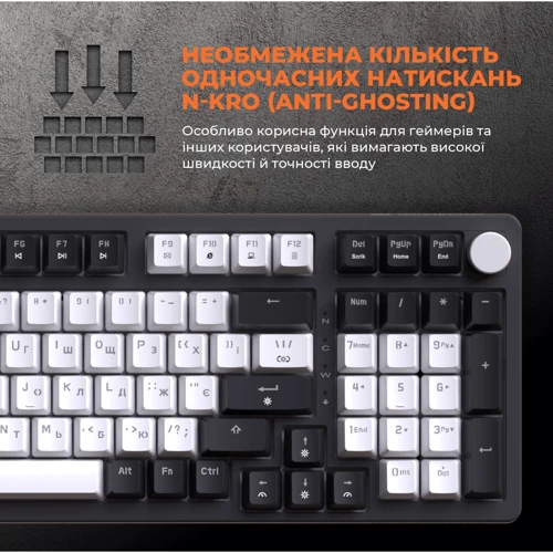 Клавиатура GamePro MK170B (Red) с Hot-Swap RGB Black фото 13