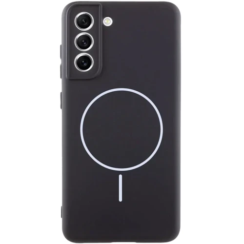 Чохол для телефона Lakshmi Case Silicone Cover Full Camera MagFit Black для Samsung G990 Galaxy S21 FE