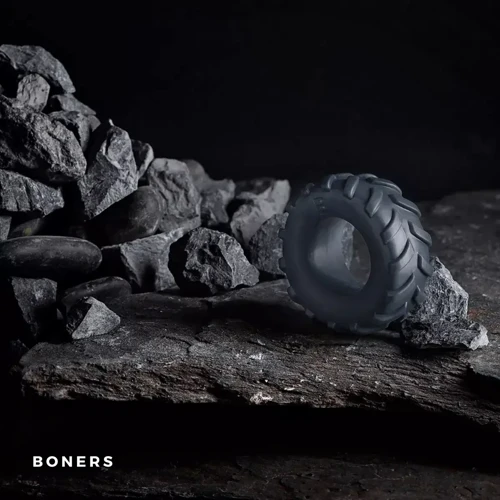 Ерекційне кільце Boners Tire Cock Ring - Grey