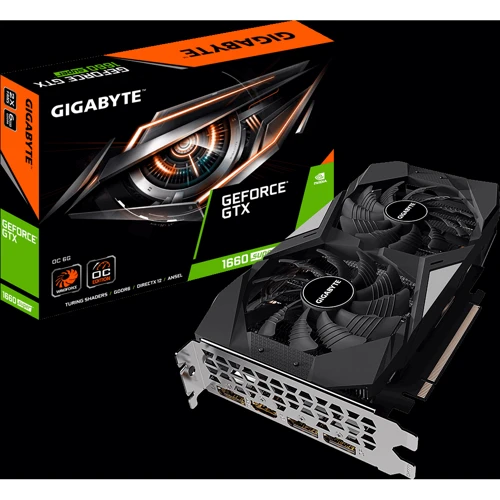 Видеокарта Gigabyte GeForce GTX 1660 SUPER OC 6GB (GV-N166SOC-6GD)