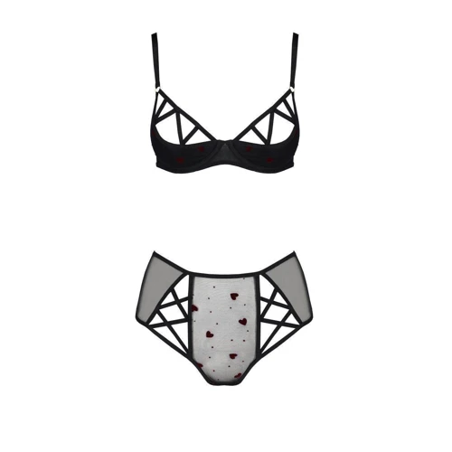 Эротический комплект Passion LOVELIA BIKINI black XXL/XXXL