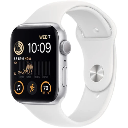 Apple Watch SE 2 44mm GPS+LTE Silver Aluminum Case with White Sport Band Approved Витринный образец