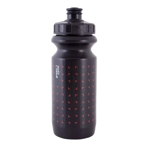 Фляга 0.6 Green Cycle GBT-512M с увеличенным клапаном, черная с красным (BOT-37-28)