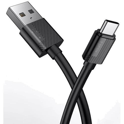 Кабель T-PHOX USB Cable to USB-C Nets 30cm Black (T-C801 Black): Довжина 0,3 м