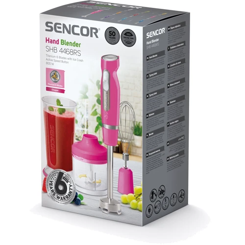 Блендер Sencor SHB 4468RS: Кількість швидкостей 2