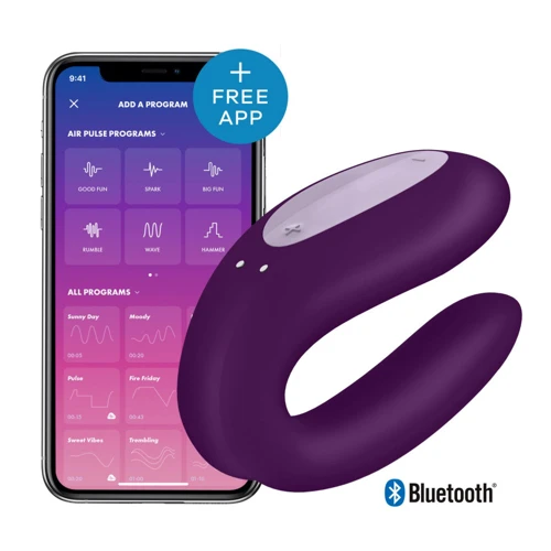 Вибратор для пар Satisfyer Double Joy Violet: Для кого Для пары