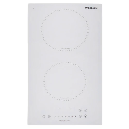 Варильна поверхня електрична WEILOR WIS 322 WHITE: Розміри для вбудовування 26.8 х 48 см