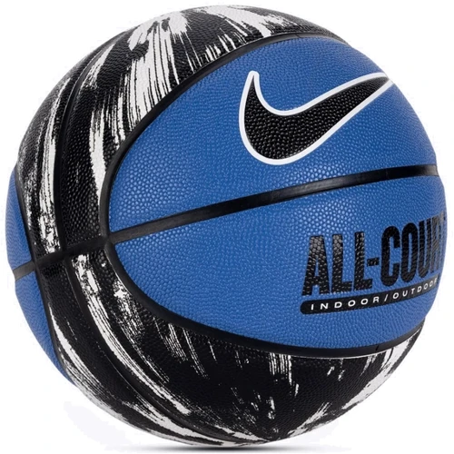М'яч для гри Nike Everyday All-Court 8P GRAPHIC DEFLATED баскетбольний синій, чорний, білий Уні 7 (N.100.4370.455.07): Розмір №7