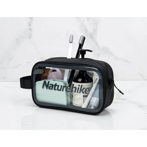 Косметичка-несесер Naturehike М чорна (NH20SN007): Застібка Молния