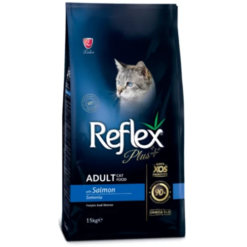 Сухий корм Reflex Plus для котів з лососем 15 кг (RFX-402)