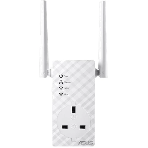 Точка доступу Wi-Fi Asus RP-AC53 (AC750, 1хLAN, розширювач зони Wi-Fi-покриття, 2 зовнішніх антени) фото 6