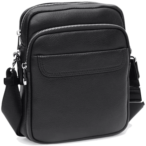 Чоловіча сумка через плече Ricco Grande чорна (K12059-black)