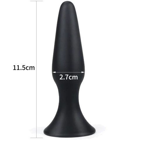 Анальна пробка LoveToy Lure Me Butt Plug Slim S Black