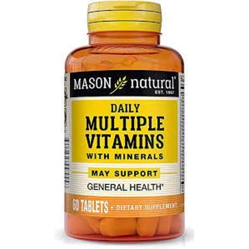 Mason Natural Daily Multiple Vitamins With Minerals Мультивитамины с минералами 60 таблеток