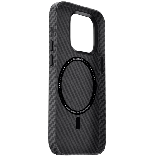 Чехол для iPhone WIWU Kevlar Magnetic Series Black for iPhone 14 Pro (LCC-107): Цвет черный