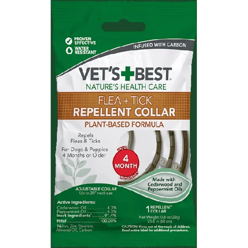 Нашийник VET`S BEST Flea&Tick Repellent Dog Collar від бліх та кліщів для собак 60 см (vb10609)