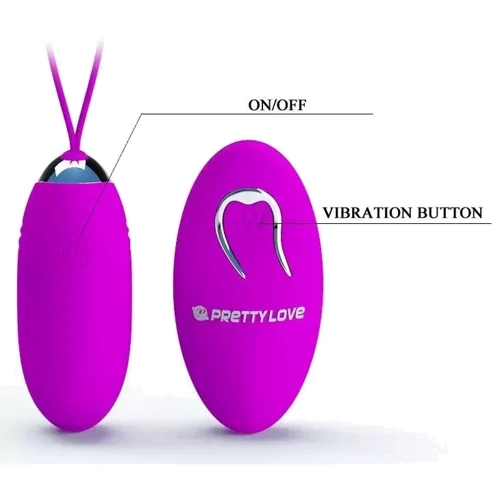 Виброяйцо Pretty Love Jenny с ДУ, BI-014362W-9