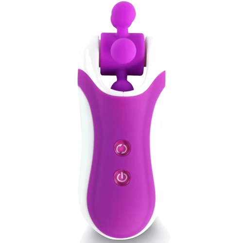 Стимулятор с имитацией оральных ласк FeelzToys - Clitella Oral Clitoral Stimulator Purple