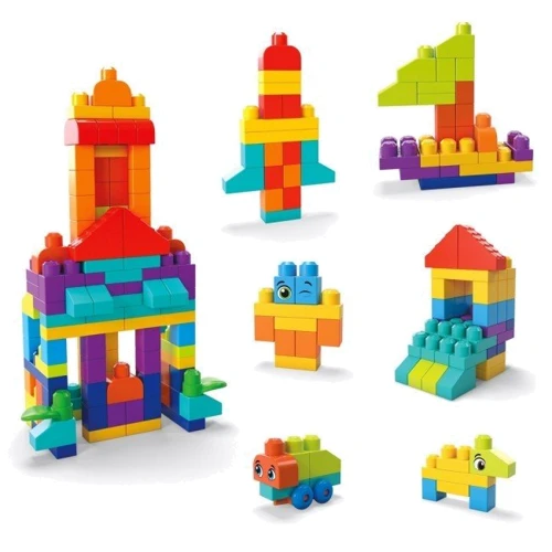 Конструктор Mega Bloks Bigger building bag 150 деталей (HHM96)