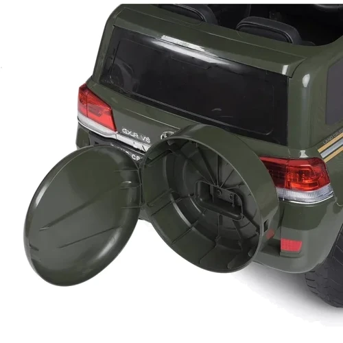 Детский электромобиль Bambi Racer Джип Toyota Land Cruiser, хаки (JJ2022EBLR-10) фото 8