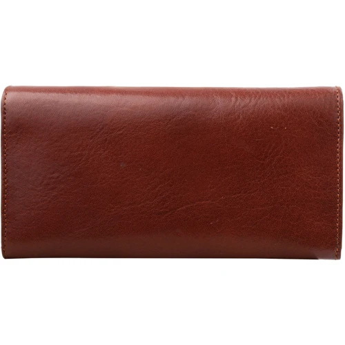Жіночий гаманець Smith & Canova коричневий (FUL-28608-brown): Матеріал Натуральна шкіра